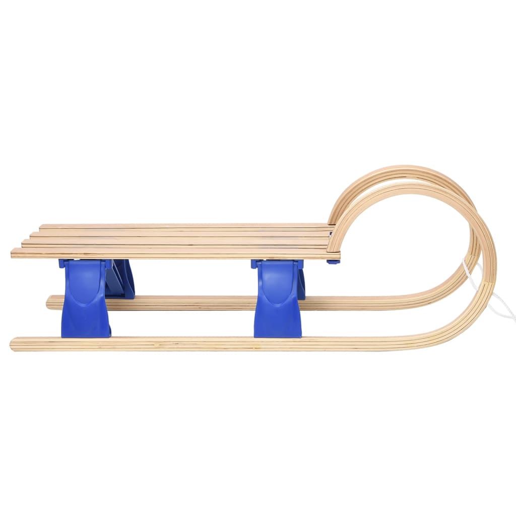 vidaXL Foldable Sledge 43.3" Plywood-1