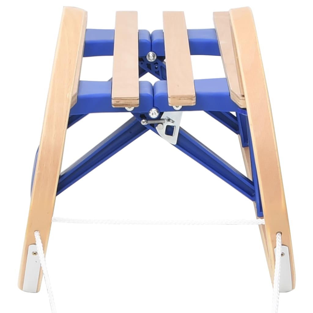 vidaXL Foldable Sledge 43.3" Plywood-2