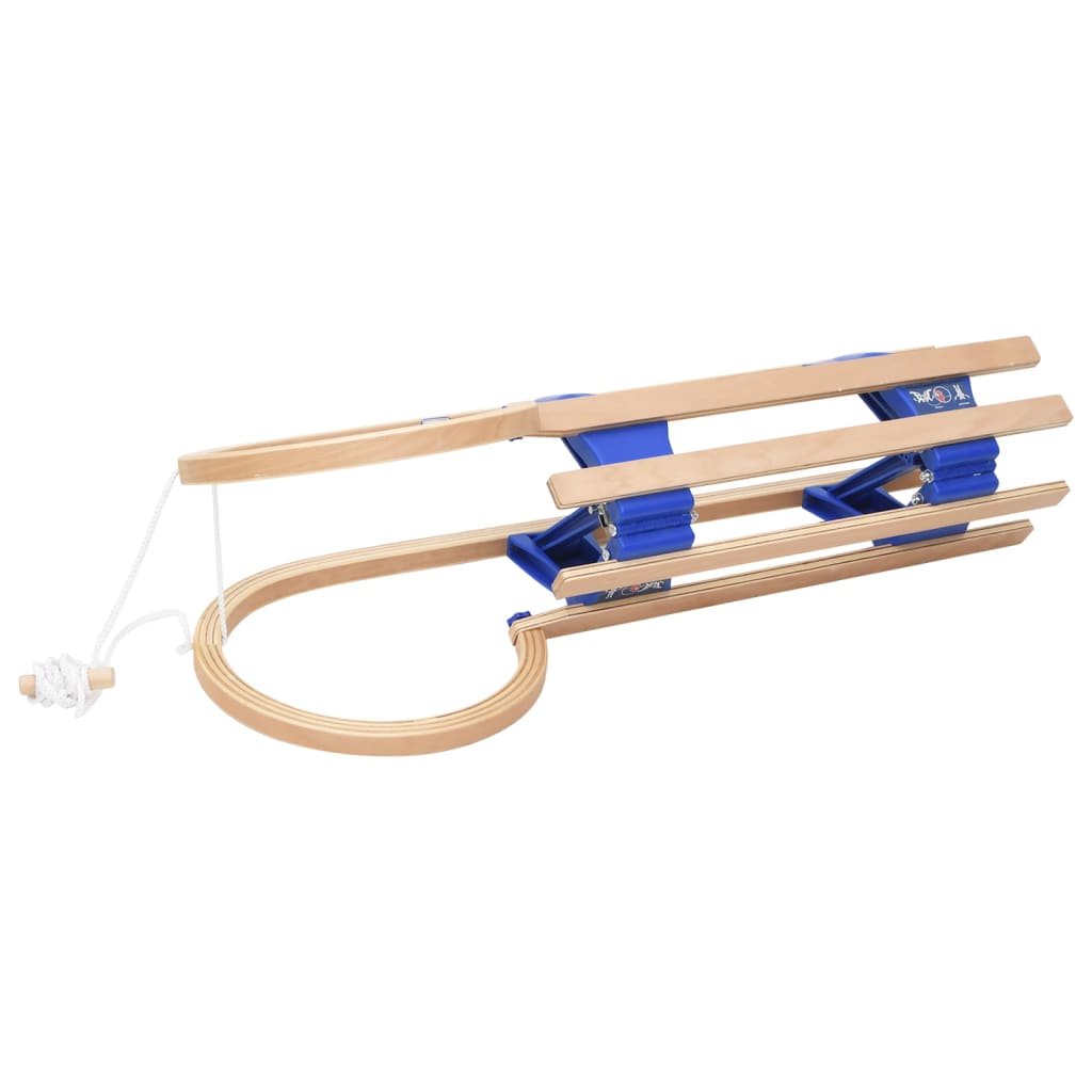 vidaXL Foldable Sledge 43.3" Plywood-3