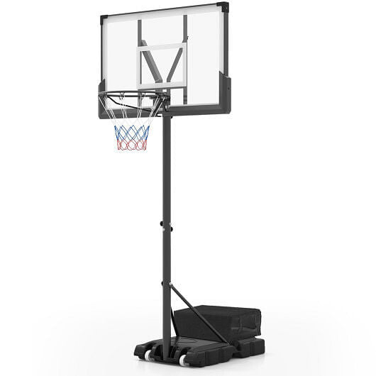Portable Basketball Hoop Outdoor Basketball Goal System Adjustable for Kids Teens Adults-4