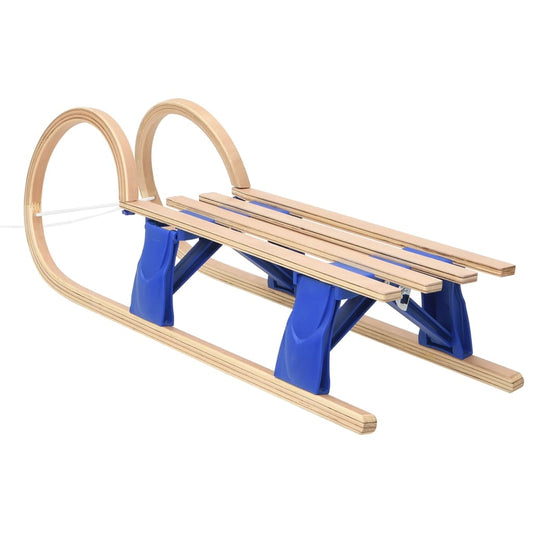 vidaXL Foldable Sledge 43.3" Plywood-0